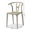 Baxton Studio Warner ModernBeige Plastic Dining Chair Set , PK4 194-4PC-12038-ZORO - alternate 3